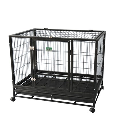 方管鋼絲狗籠子噴黑塑 YD057B PP底盤