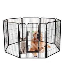 方管鋼絲圍欄 YD066(8片)黑