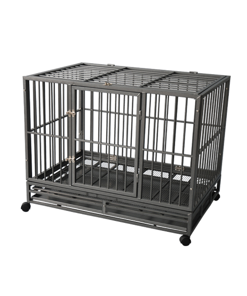 方管狗籠子圓管黑銀 YD058B 方管狗籠子圓管黑銀 YD058B