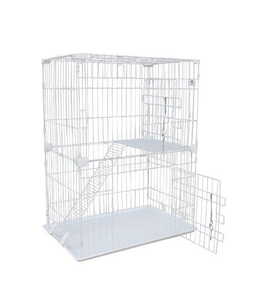 二層寵物貓籠子YD199(噴塑,PP底盤(pán)) 二層寵物貓籠子YD199(噴塑,PP底盤(pán))